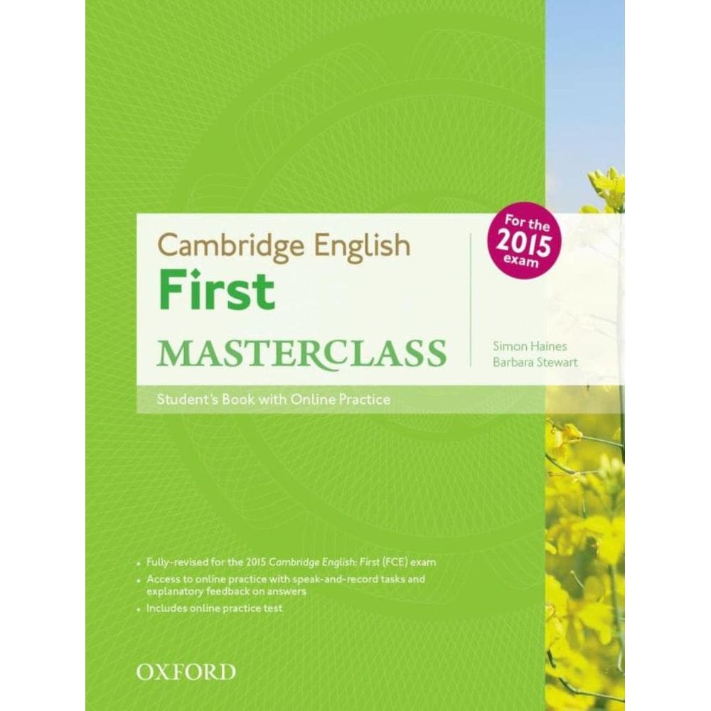 Cambridge English First Masterclass Sb And Online Skills Practice Pack