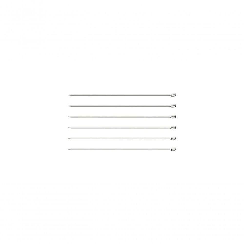 Conjunto De Espetinhos Tramontina 30cm 6 Peças Em Aço Inox