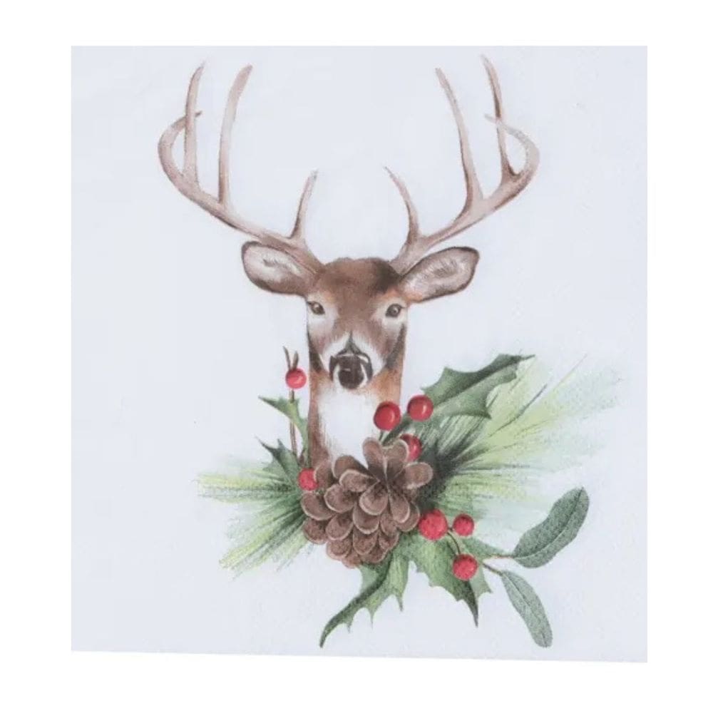 Guardanapo De Papel Natalino Renna 32,5cm 1087153 1Unid