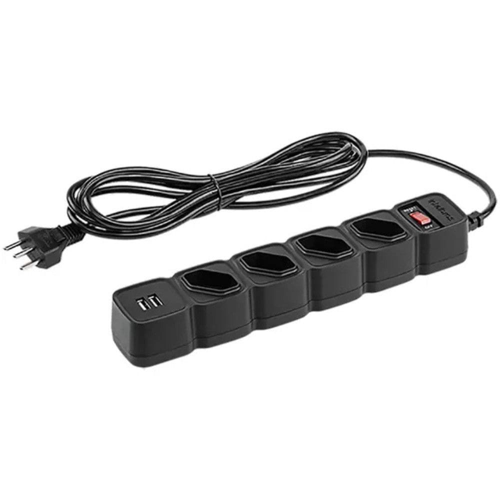 Filtro De Linha Intelbras EPE 204 PT 4 T 2 USB 4824205