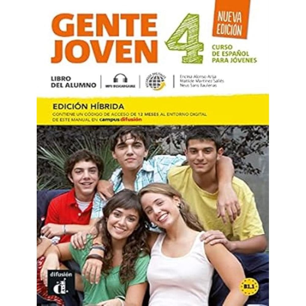 Gente Joven 4 - N/E - Ed.Hibrida Libro Del Alumno