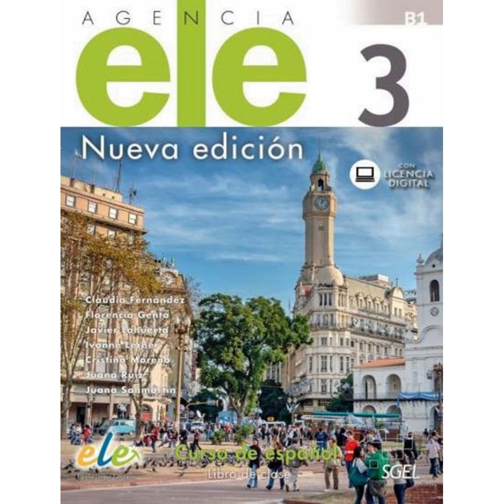 Agencia Ele 3 (B1) - Libro De Clase + Licencia Digital - Nueva Edicion