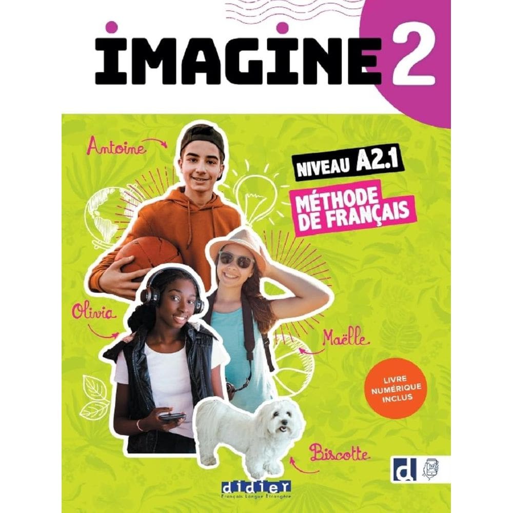 Imagine 2 (A2.1) - Livre + Livre Numerique + Didierfle.App