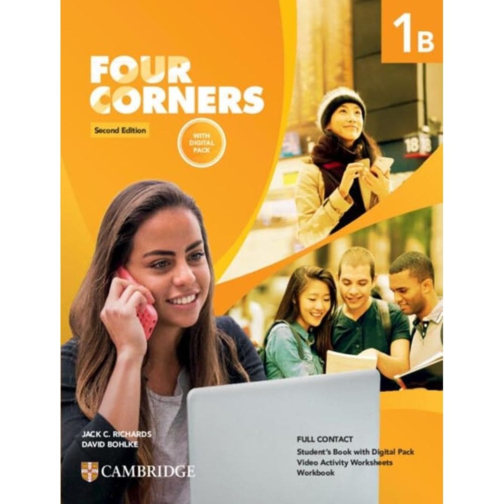 Four Corners Full Contact 1B With Digital Pack - 2Nd Ed
