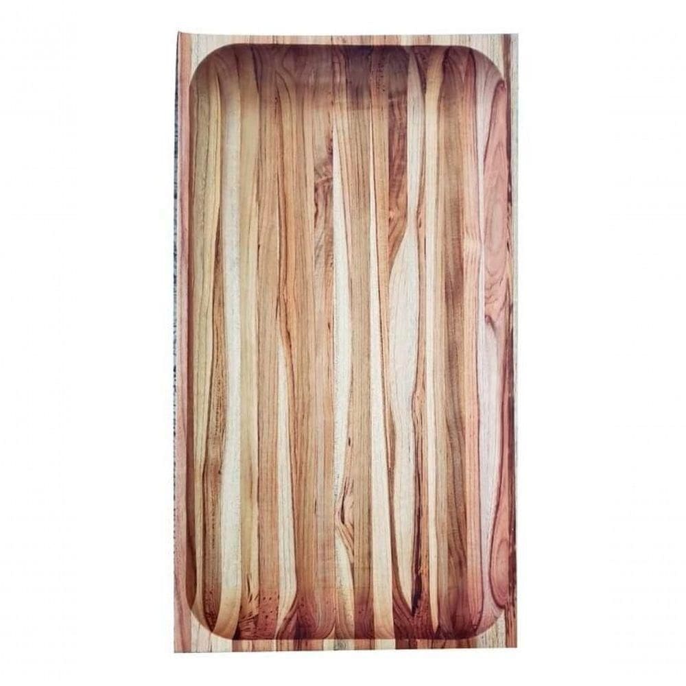 Gamela Grande Tramontina Em Madeira Teca 58x32cm