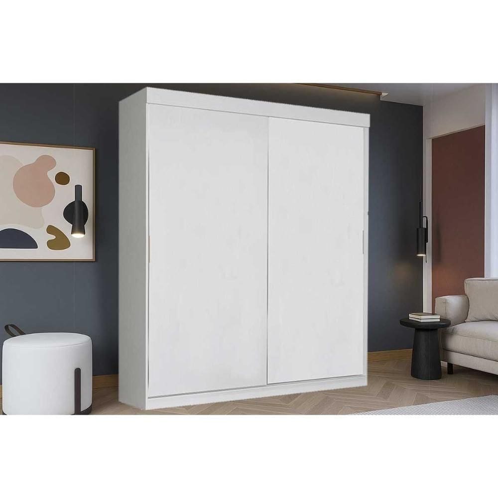 Guarda Roupa Casal 2 Portas De Correr E 2 Gavetas Ph 16932 Branco - Herval