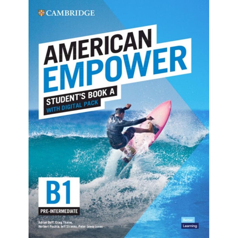 American Empower Pre-Intermediate B1 Sb A With Digital Pack - 1St Ed
