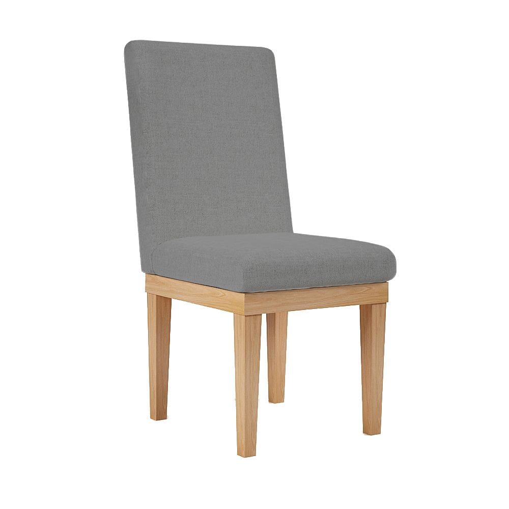 Cadeira de Jantar Estofada em Linho