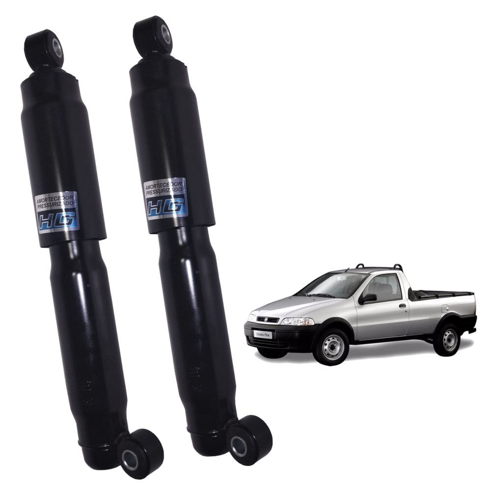 Par Amortecedor Traseiros Fiat Strada 1999 Em Diante