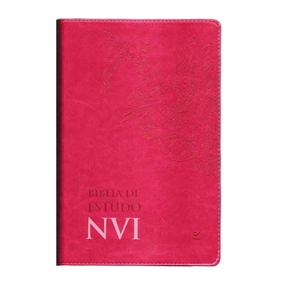 Biblia De Estudo Nvi - Pink 2022 - Capa Luxo