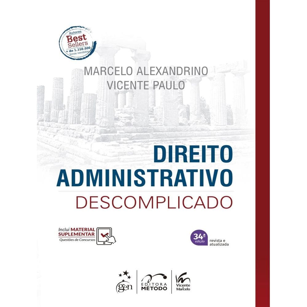 Direito Administrativo Descomplicado - 34ª Ed