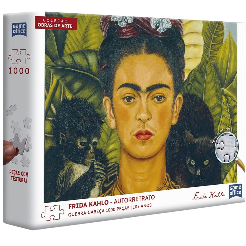 Puzzle 1000 Peças Obras de Arte Frida Kahlo Retrato Toyster
