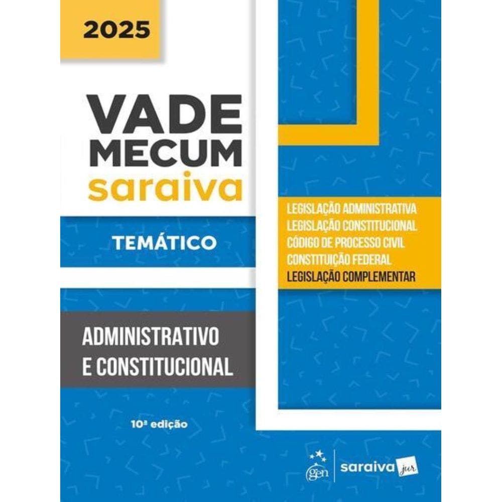Vade Mecum Administrativo E Constitucional - Tematico - 10ª Ed
