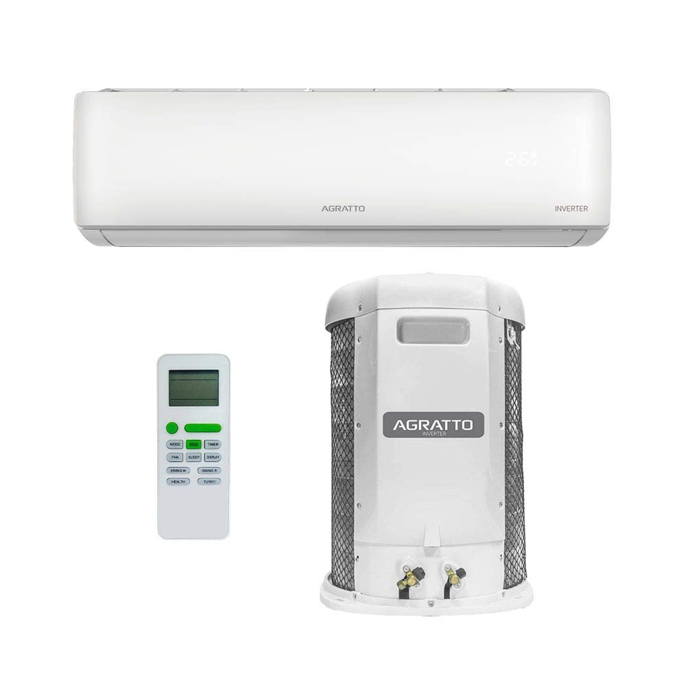 Ar Condicionado Split Hi Wall - Inverter R-32 - Liv Top - Agratto - 30.000 BTUs - Frio - 220V Monofásico