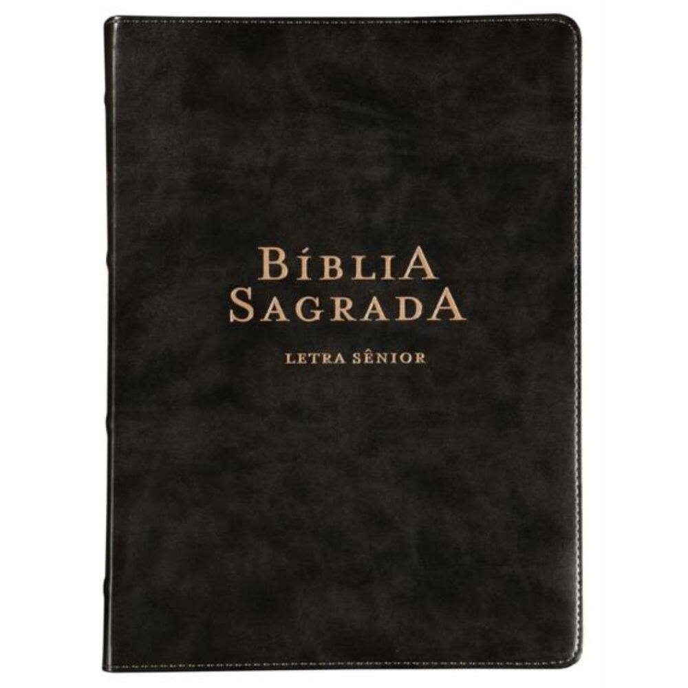 Biblia Nvi, Letra Senior, Couro-Soft Preto, Leitura Perfeita