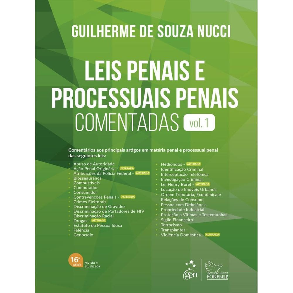 Leis Penais E Processuais Penais Comentadas - Vol.1 - 16ª Ed 2025