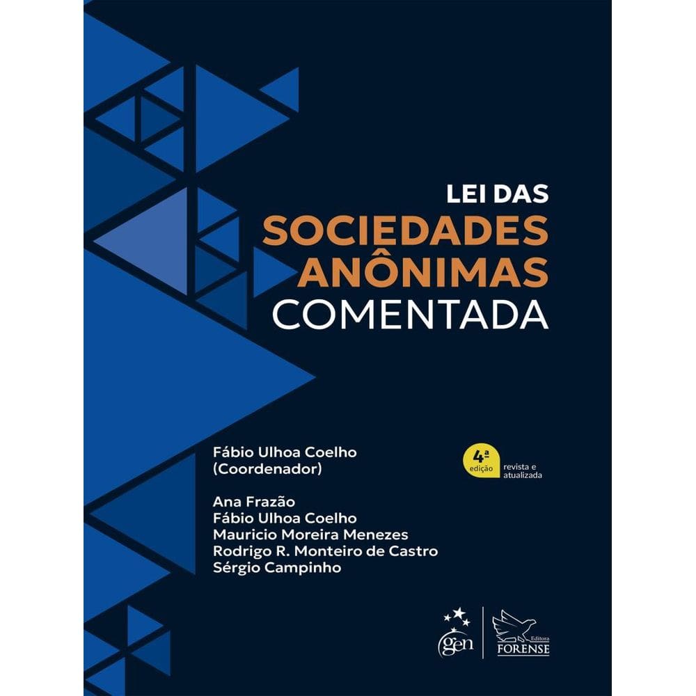 Lei Das Sociedades Anonimas Comentada - 4ª Ed