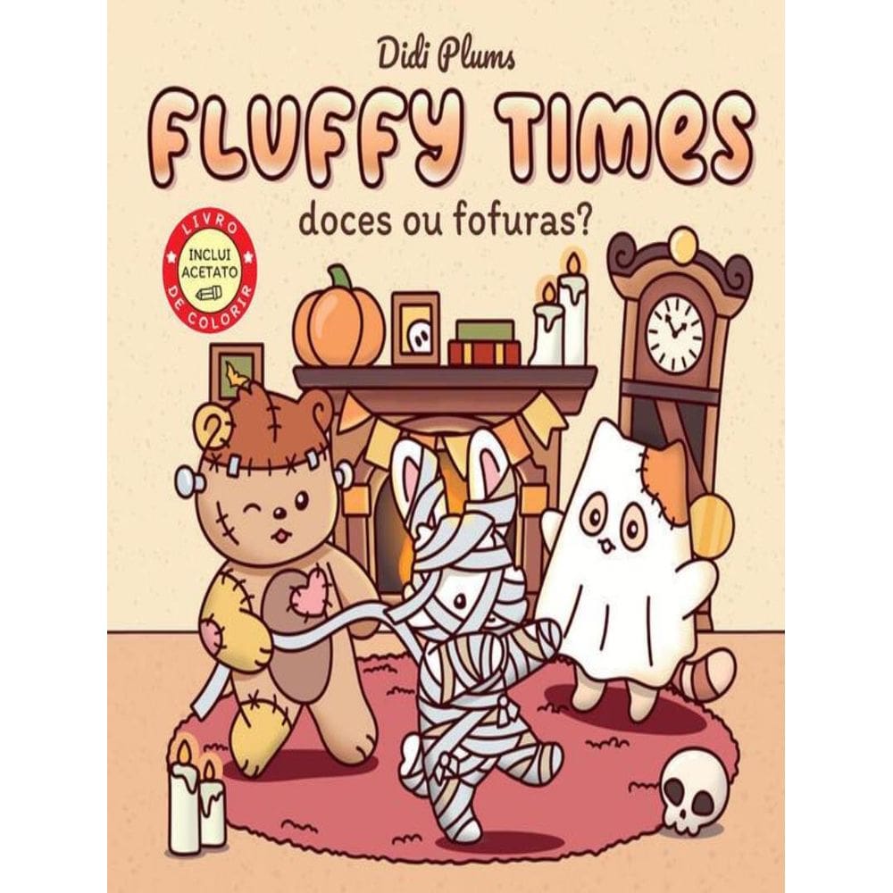 Doces Ou Fofuras? - Livro De Colorir Fluffy Times - Livro 4