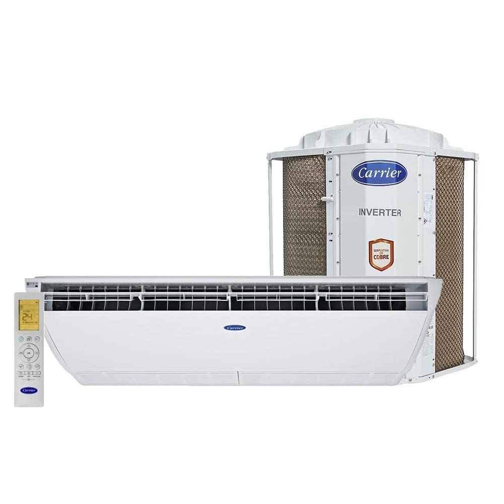 Ar condicionado Split Teto Carrier Xpower Inverter Connect 36.000 BTU/h Frio Monofásico Branco 42ZQVE36C5/38CCVE36515MC 220V