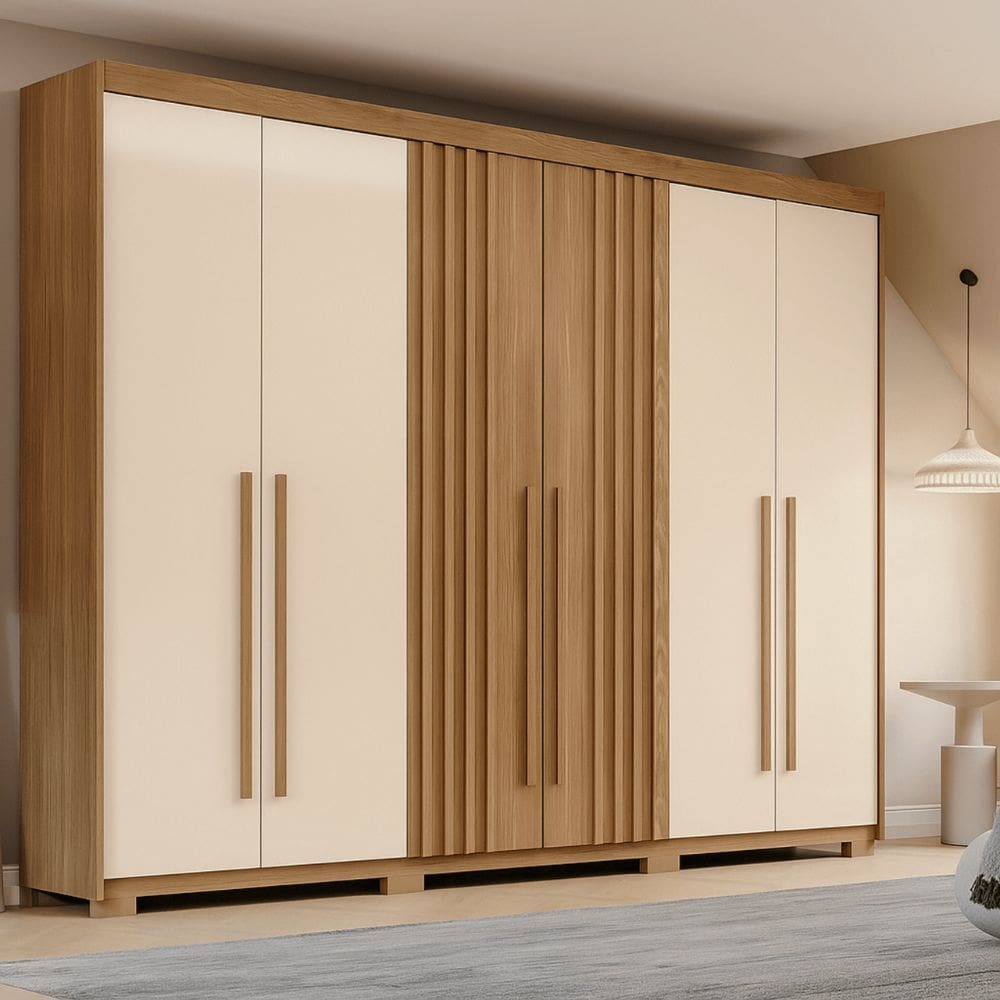 Guarda Roupa Henn Norton 6 Portas 4 Gavetas