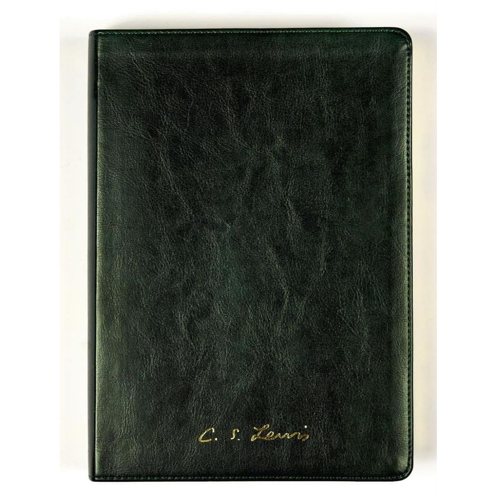 Biblia C.S - Lewis Naa, Couro-Soft Verde, Leitura Perfeita