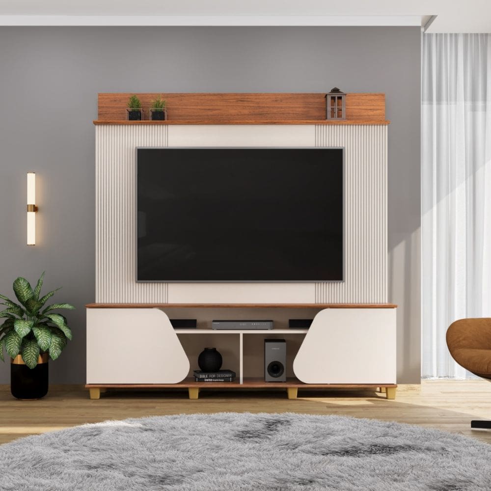 Painel com Rack para TV Home DJ Henry