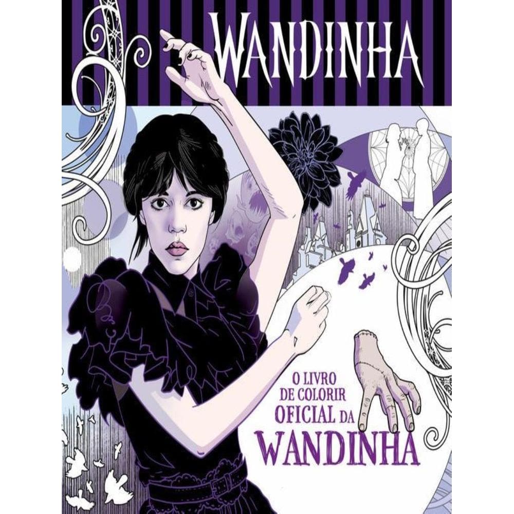 Livro De Colorir Oficial Da Wandinha, O