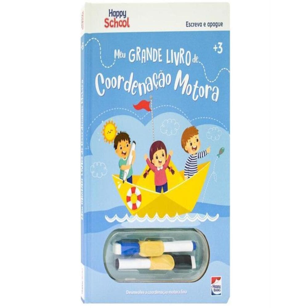 Hs Escreva E Apague Meu Grande Livro De Coordenacao Motora