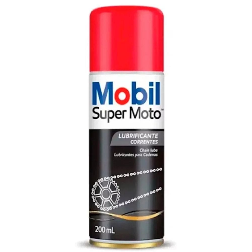 ÓLEO Mobil Lubrificante Para Correntes Chain Lub super moto 200mL
