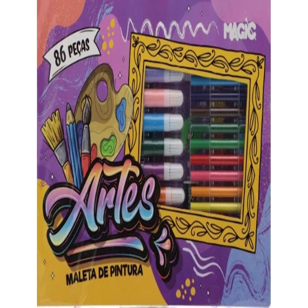Maleta De Pintura 86 Pecas - Arts