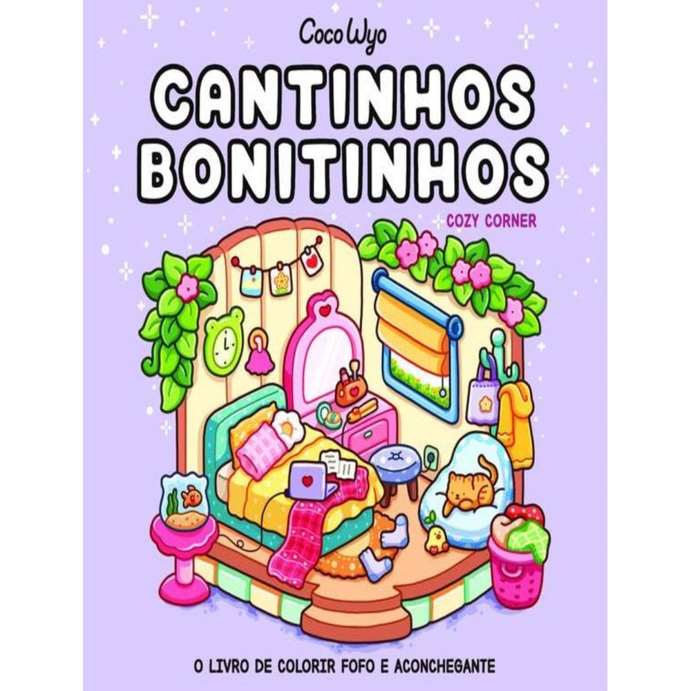 Cantinhos Bonitinhos (Cozy Corners) - Livro De Colorir Coco Wyo