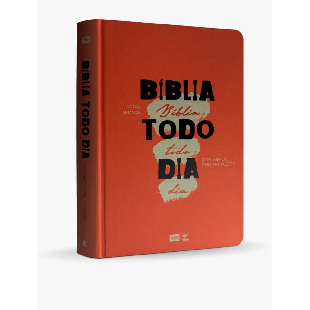 Biblia Todo Dia Letra Grande - Capa Laranja