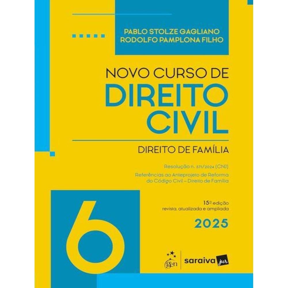 Novo Curso De Direito Civil - Vol. 6 - Direito De Familia - 15ª Ed