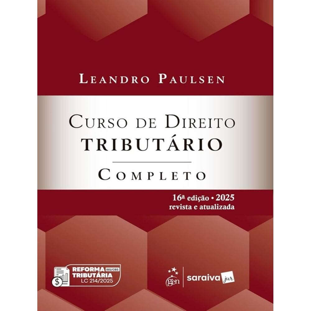Curso De Direito Tributario Completo - 16ª Ed