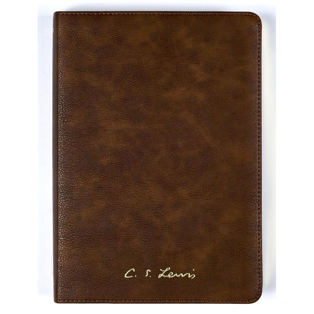 Biblia C. S. Lewis Nvi, Couro-Soft Marrom, Leitura Perfeita