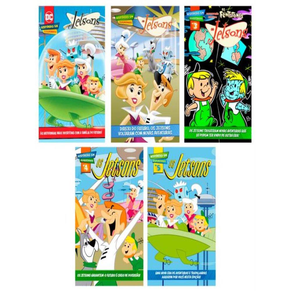 Combo Quadrinhos Os Jetsons - Kit Com 5 Quadrinhos