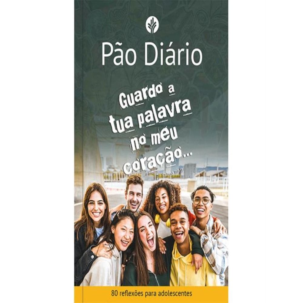 Pao Diario Para Adolescentes - Guardo A Tua Palavra No Meu Coracao