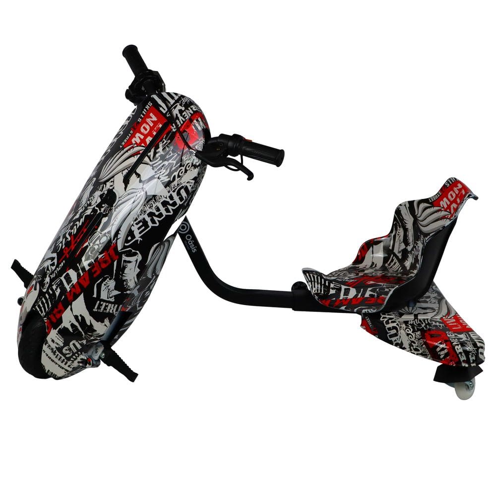 Triciclo Elétrico Drift 20km Scooter Patinete 250w Bluetooth Led até 100kg