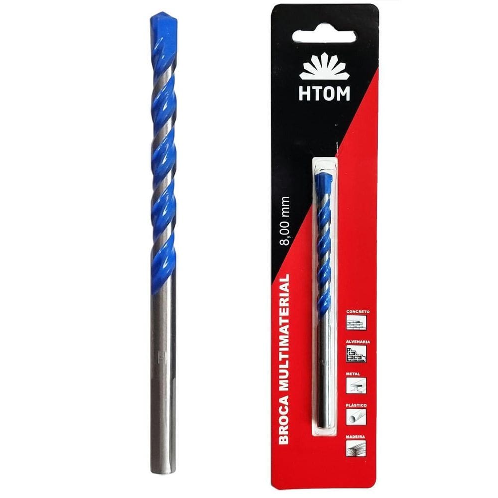 Broca 10Mm Multifunção Multimaterial Fura Tudo Metal Duro