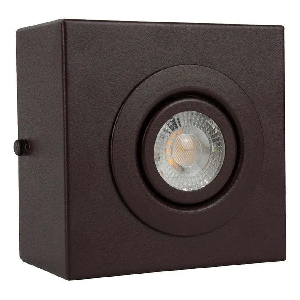 2X Spot Para Beiral Sobrepor Teto Dicroica Led Incluso Estru