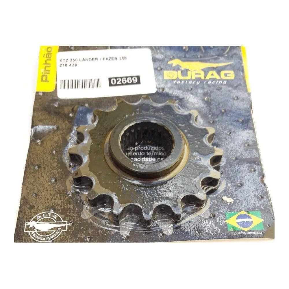 2X Pinhão Durag 16 Dentes Para Fazer 250 Ou Xtz 250 - Passo 42