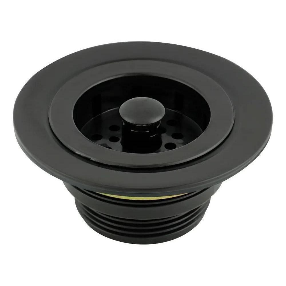 Valvula Ralo De Pia Abs 3,5 Preto Fosco Cozinha 1623