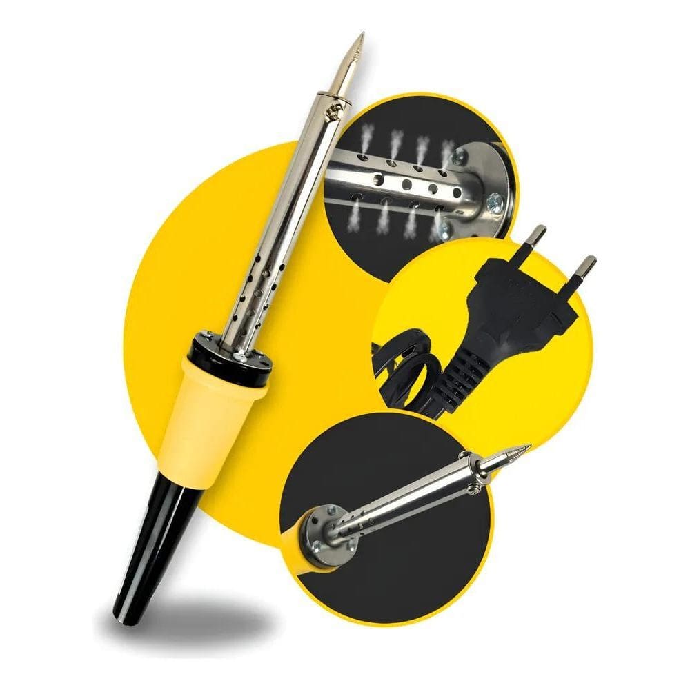 2X Ferro De Soldar Caneta Soldador Estanho Profissional 60W