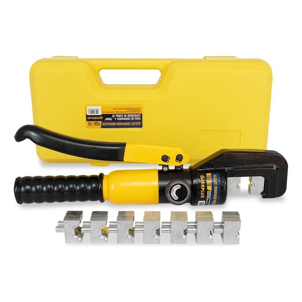 2X Alicate Prensa Crimpa Terminal Hidraulico De 4 A 70Mm