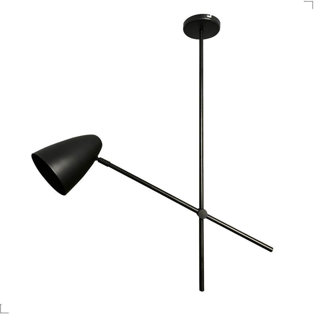 Pendente Teto Sobrepor Soul E27 Articulável Moderno Preto