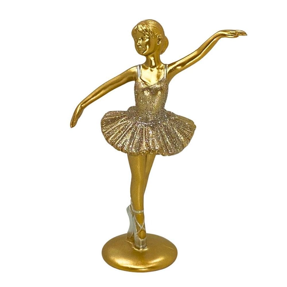 Figura Decorativa Estatueta Bailarina 19 X 7 X 7 Cm Mbln-40