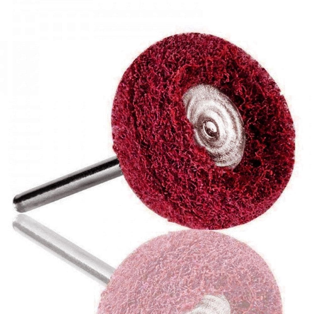 Escova De Polimento Nylon 25Mm Grão 320 Para Micro Retíficas