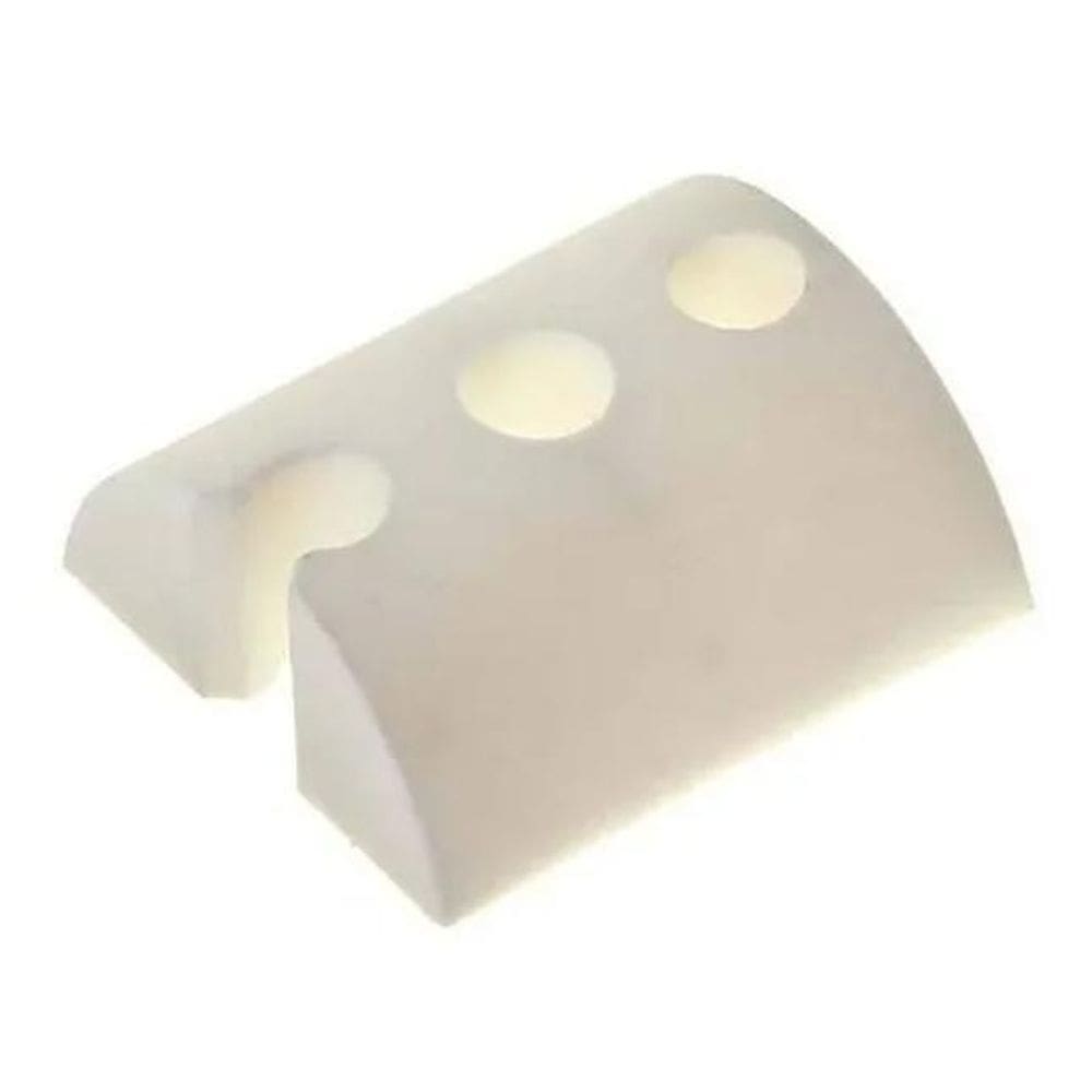 2X Calço Para Telha Onda Baixa Branco - Pacote 100 Peças