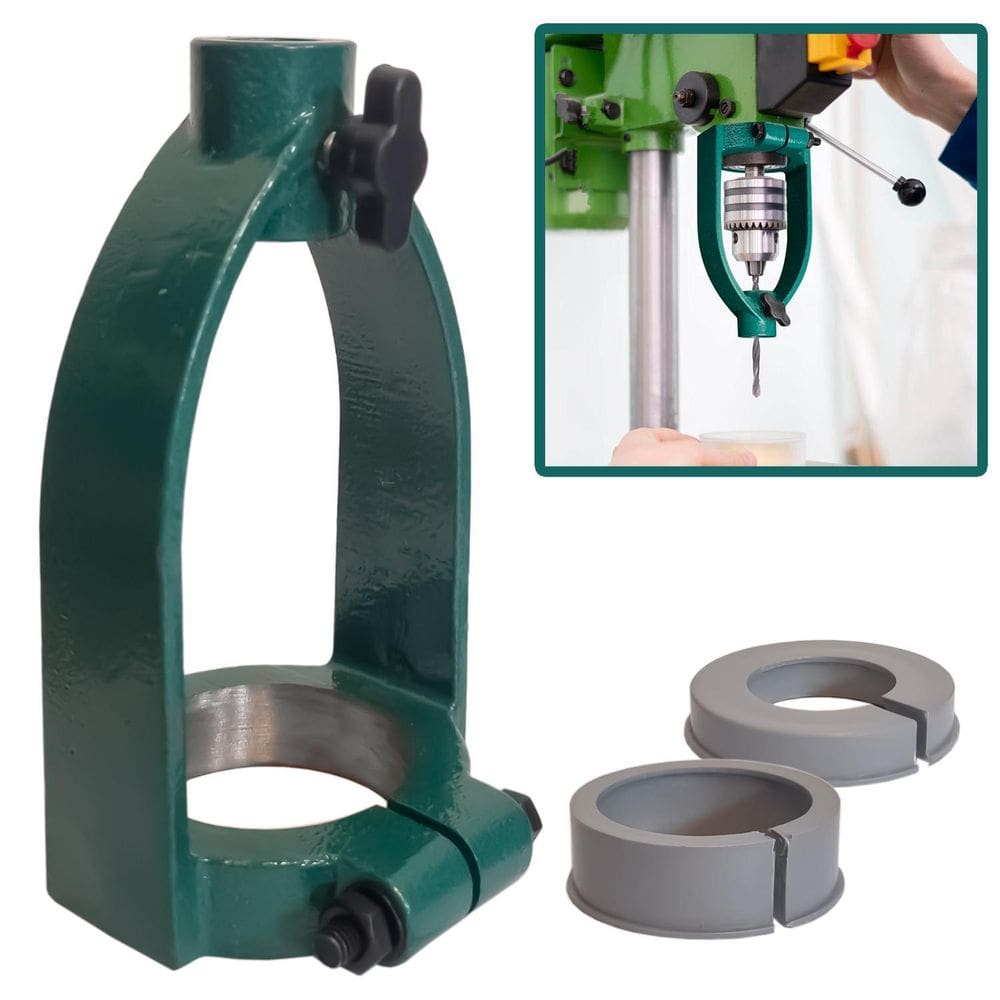 Suporte Broca Furo Quadrado 65Mm Adaptador Furadeira Bancada