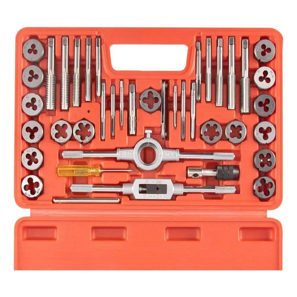 2X Jogo Tarracha E Macho Fêmea Pente Abre Rosca Kit Tarraxa